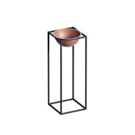 Aberto Design Maceta Decorativa GED-021-B Negro y Cobre
